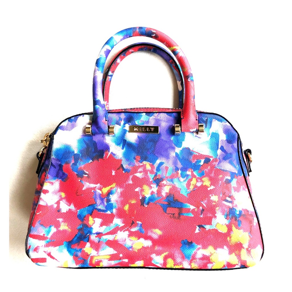 Milly Watercolor Satchel - small